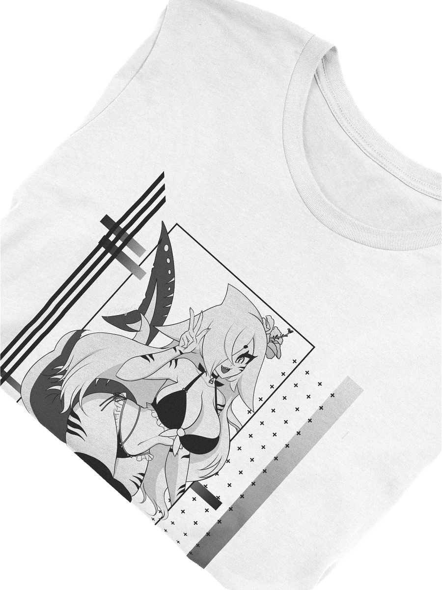 Sharky T-Shirt (White, Full Pattern) product image (5)
