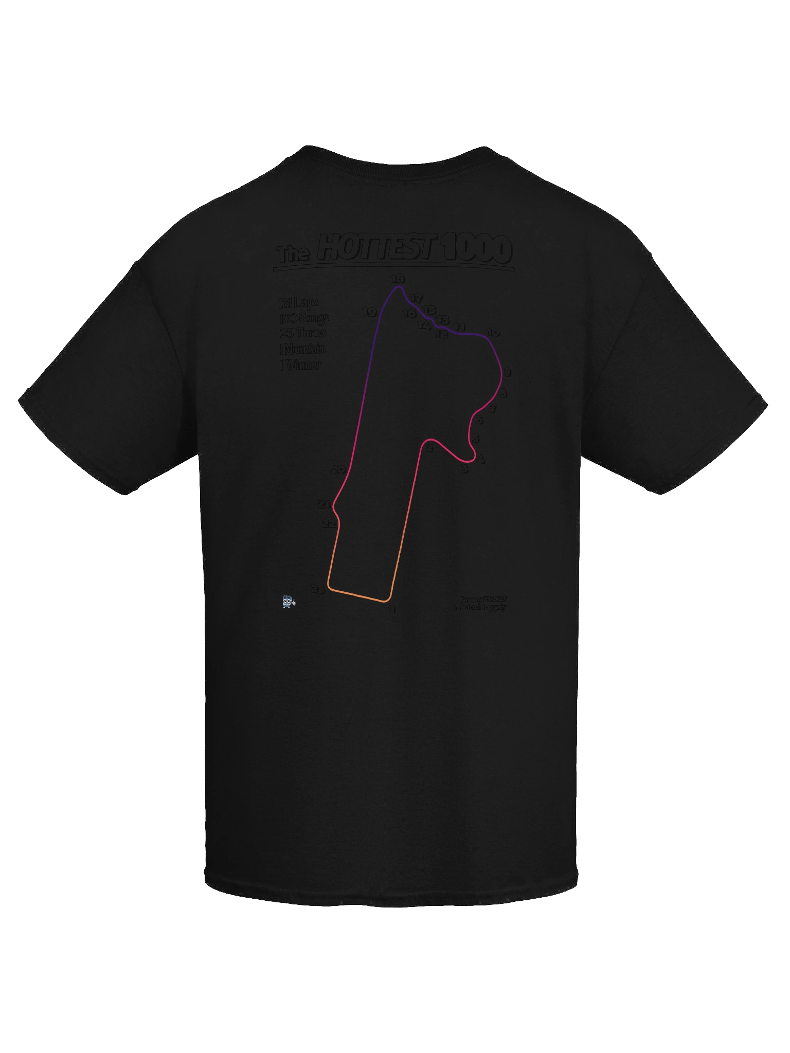 Hottest 1000 Tee (Full Logo) product image (2)