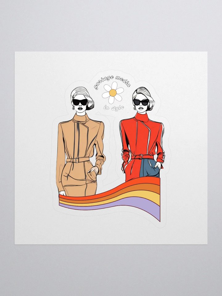 Garbage Media In Style Sticker product image (1)