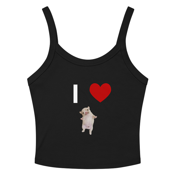 I HEART PIBBLE (tank top) - dark colors product image (2)