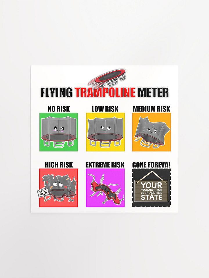 Flying Trampoline Poster product image (1)