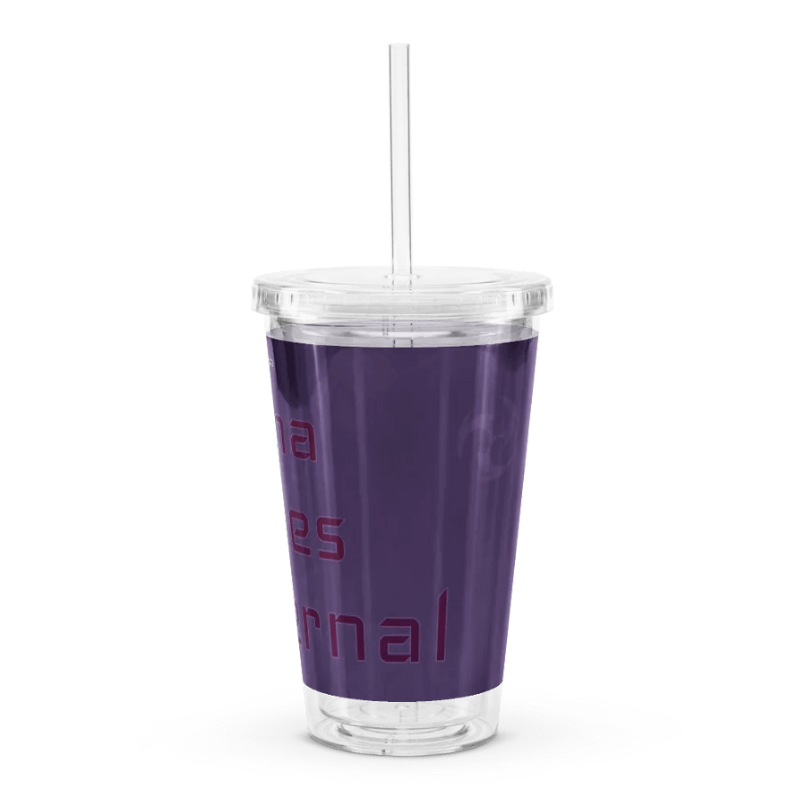 Raiden Shogun's Elemental Burst ||| Clear Plastic Tumbler product image (4)