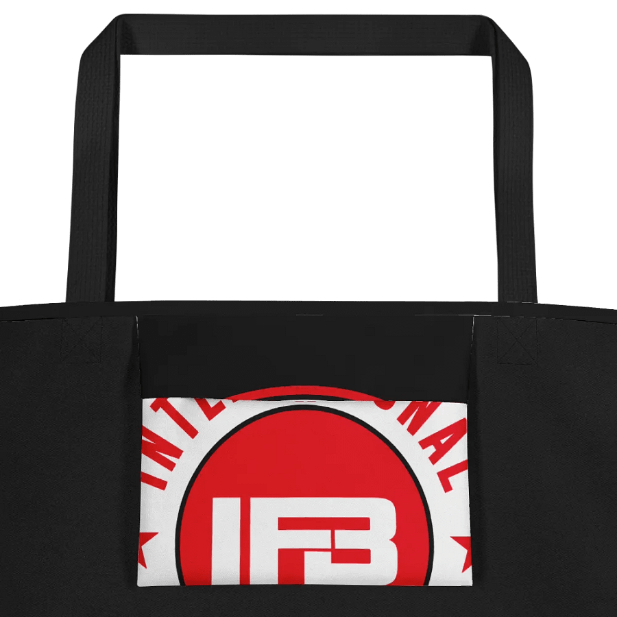 IFBNewsfeed.Org's All-Over Print Large Tote Bag w/ Pocket product image (4)