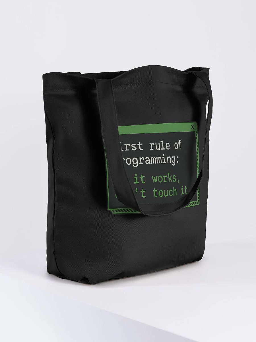 1st Rule of Programming Tote Bag product image (3)