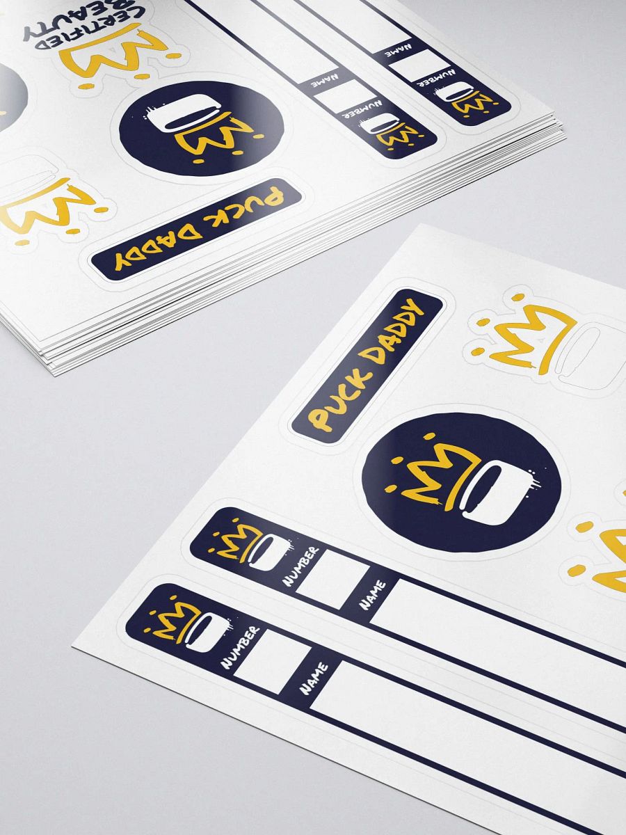 Puck Daddy Sticker Sheet product image (5)