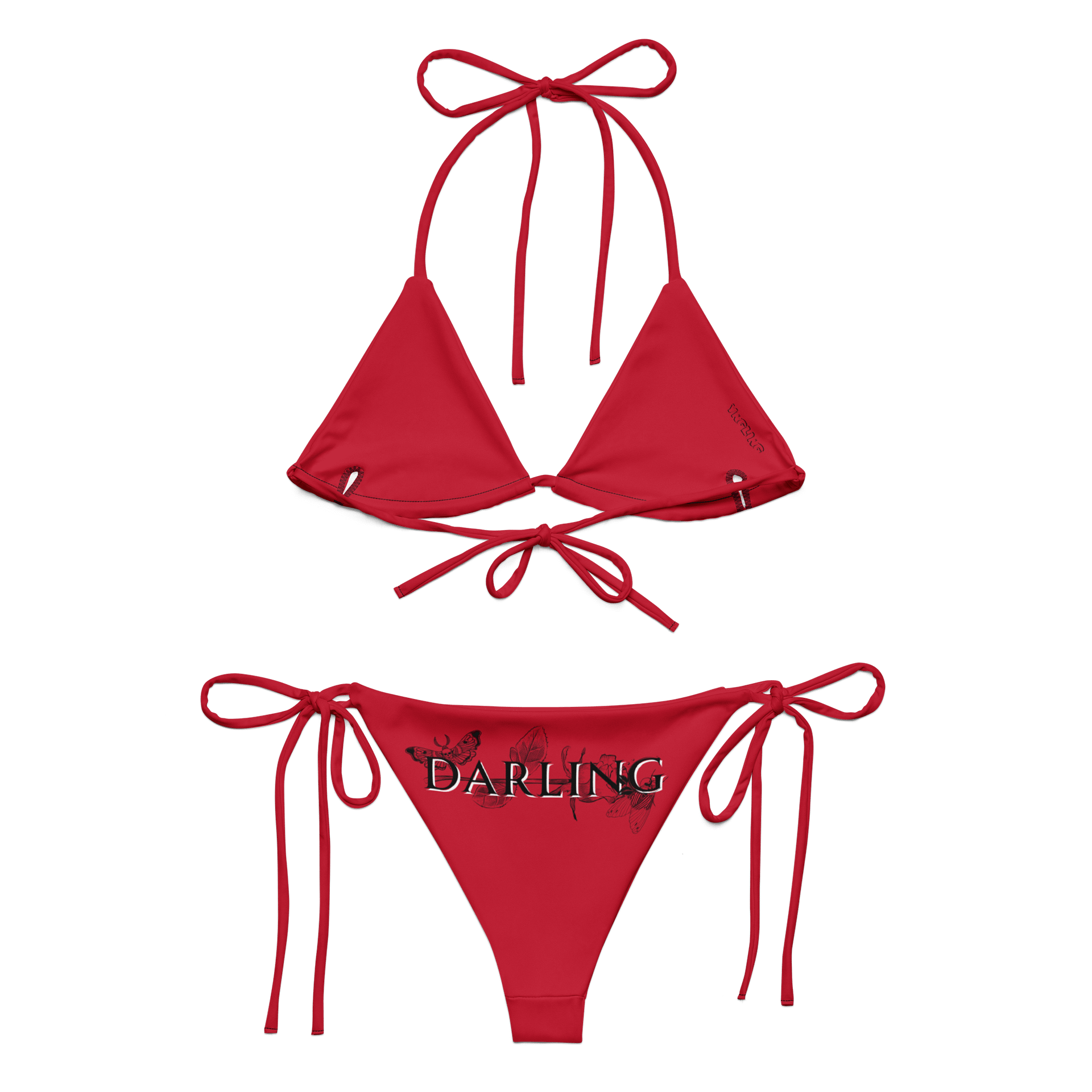 Yngling - Darling Series! String bikini set. Red-Darling product image (1)