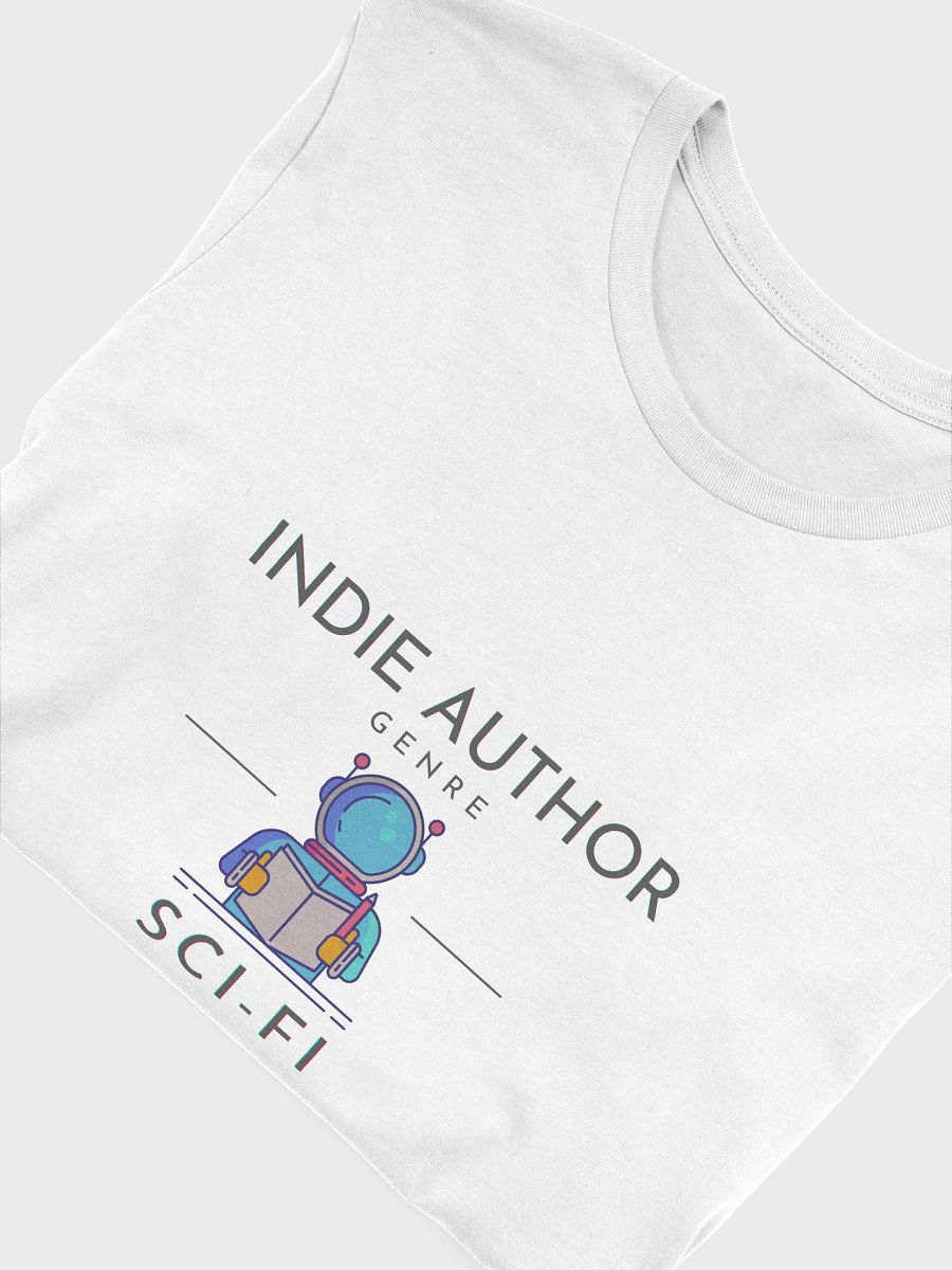 Indie Author Genre Sci-Fi white t-shirt product image (5)
