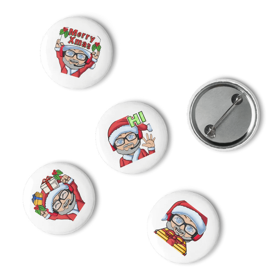 Xmas Ricky Pin Buttons product image (10)