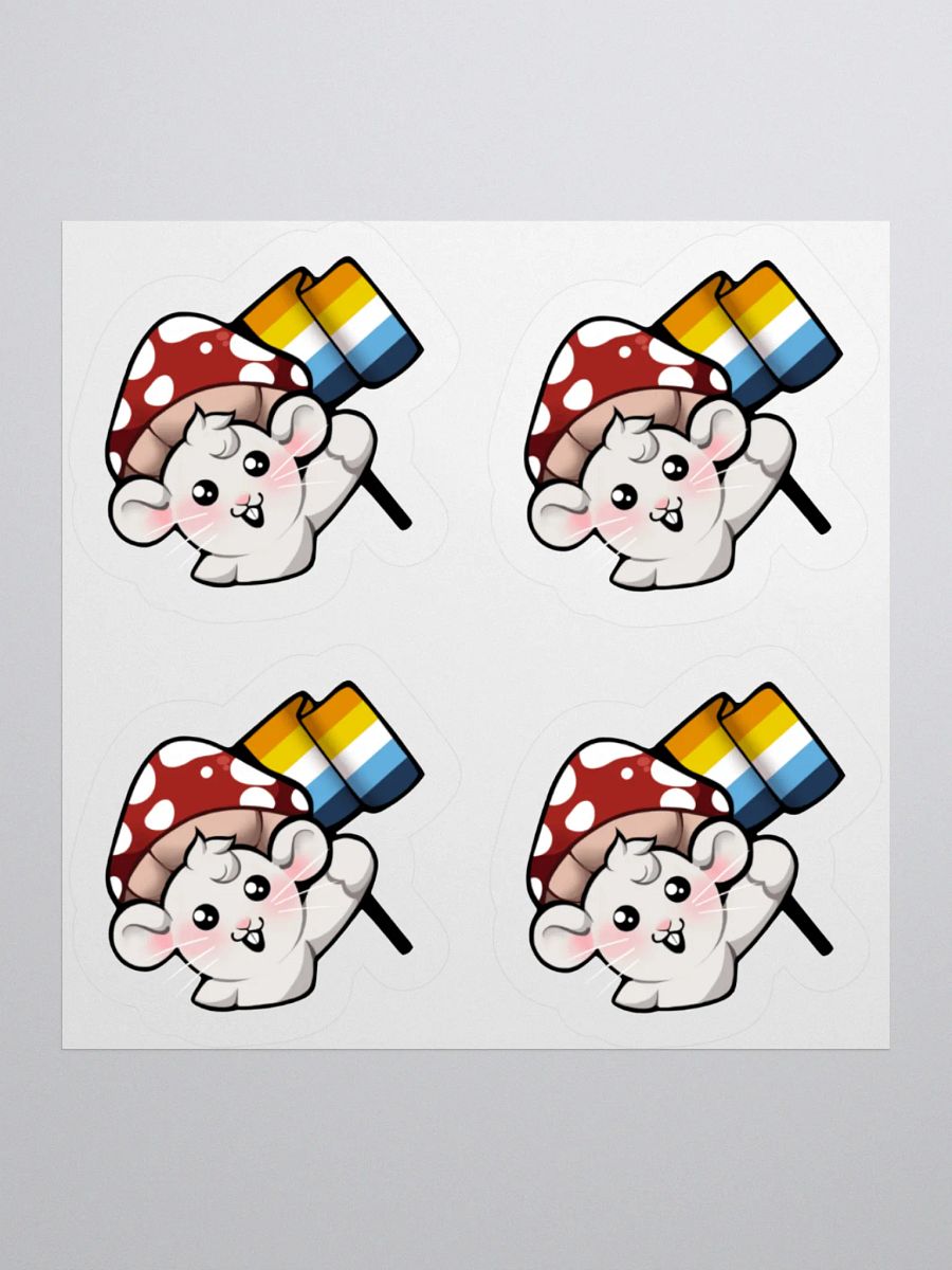 Aroace Pride Flag Stickers product image (1)