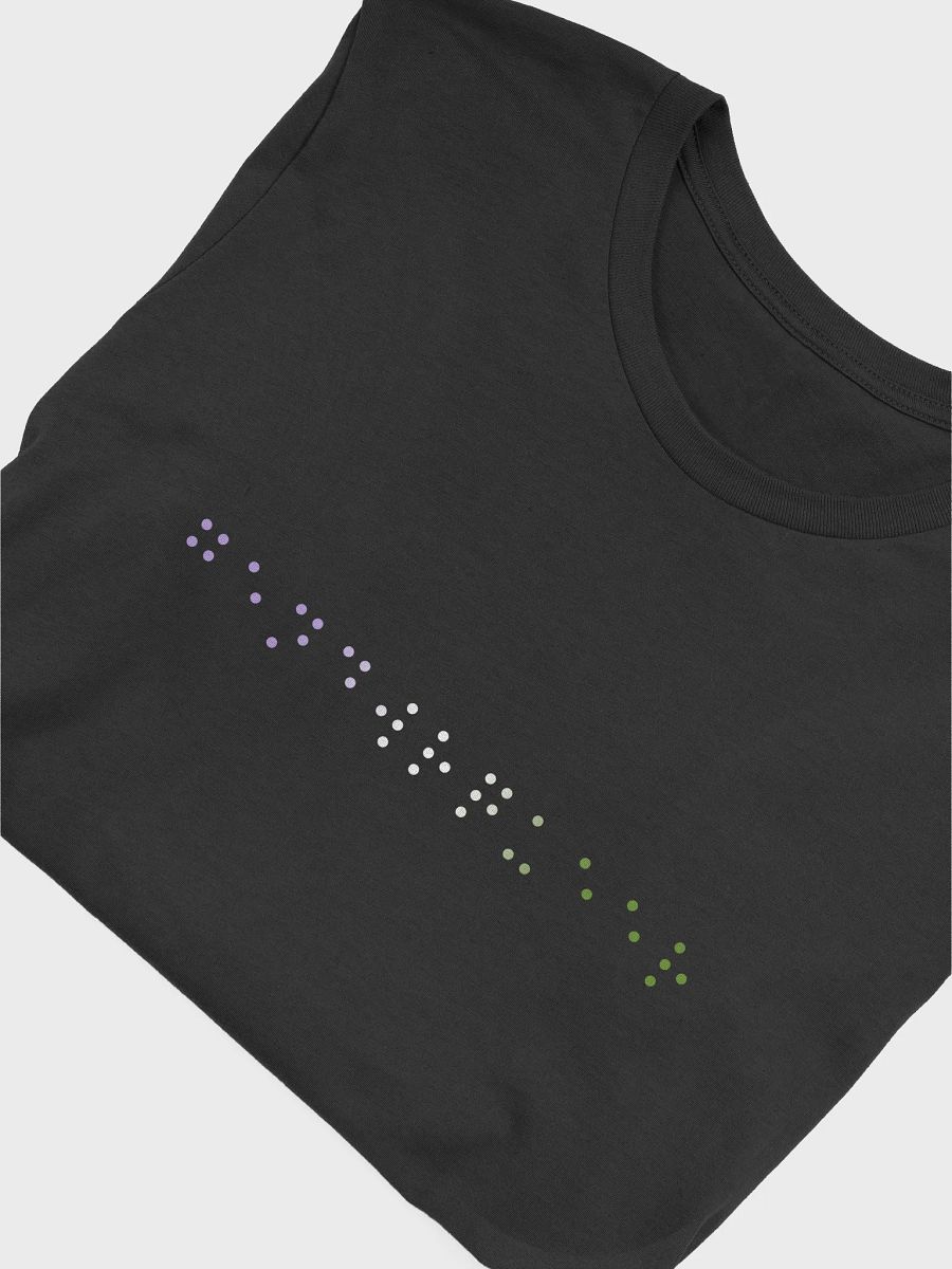genderqueer braille t-shirt product image (5)