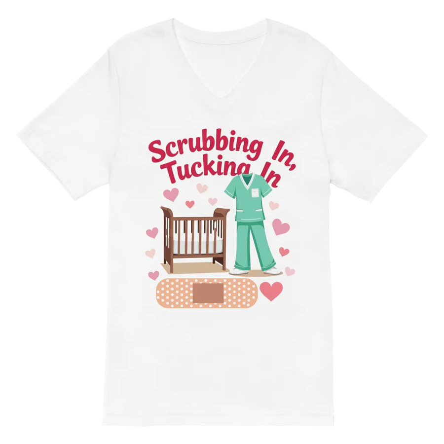 medical dads, medical moms Heartfelt Scrubs V-Neck Tee product image (6)