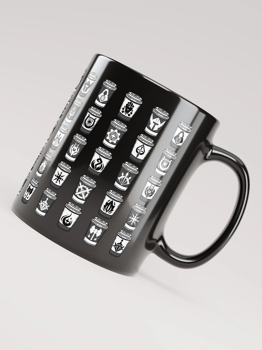 D&D Coffee Cup Classes Black Glossy Mug product image (4)