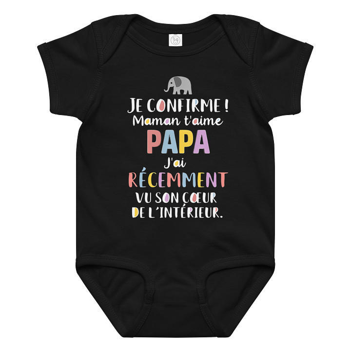 JE CONFIRME MAMAN T'AIME PAPA product image (1)