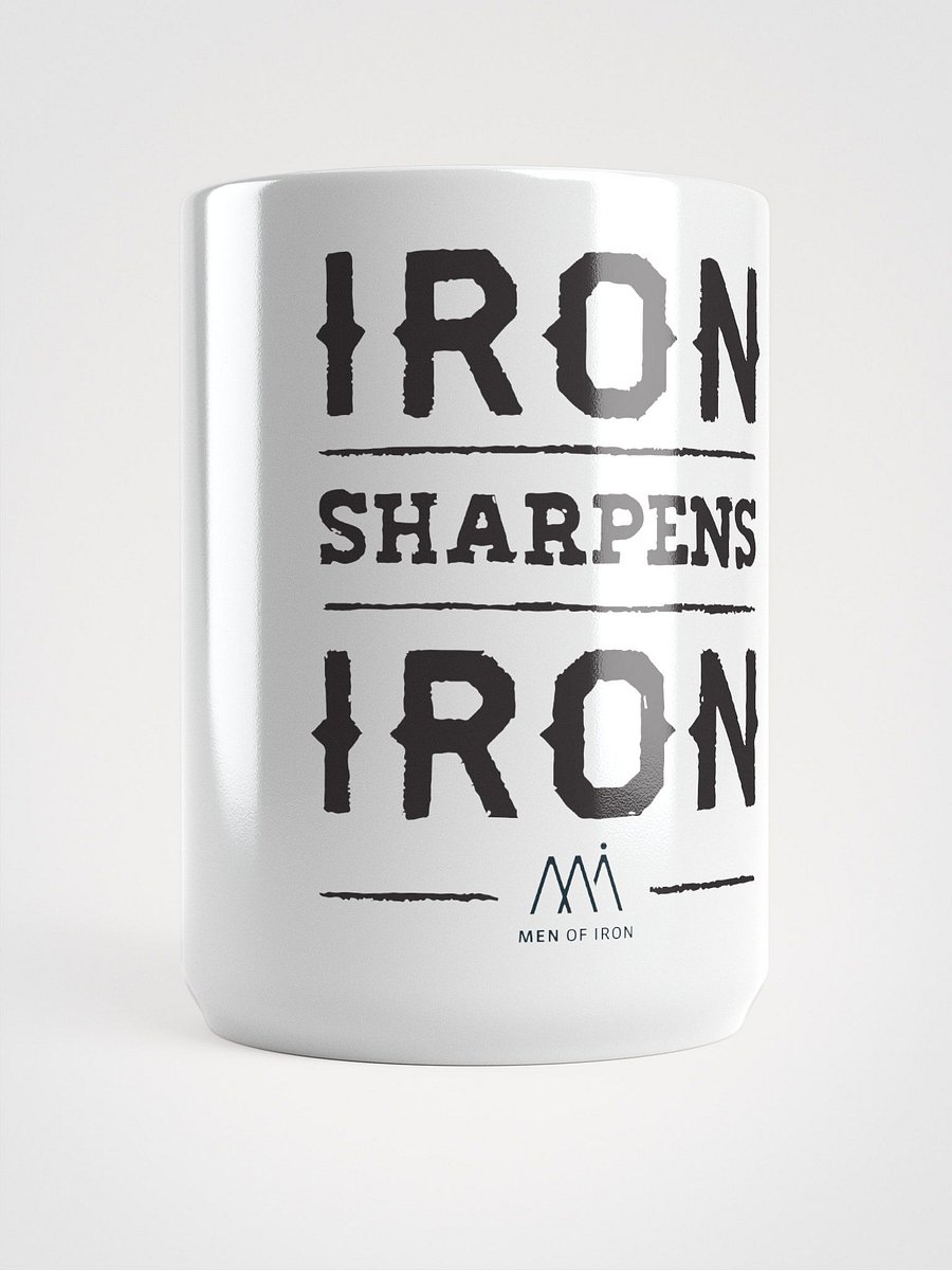 MEN OF IRON White Glossy Mug product image (1)