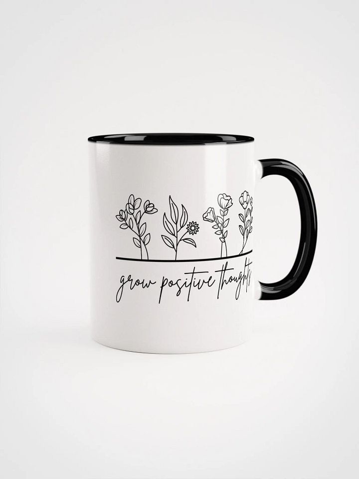 Grow Positive Thoughts Accent Mug product image (1)