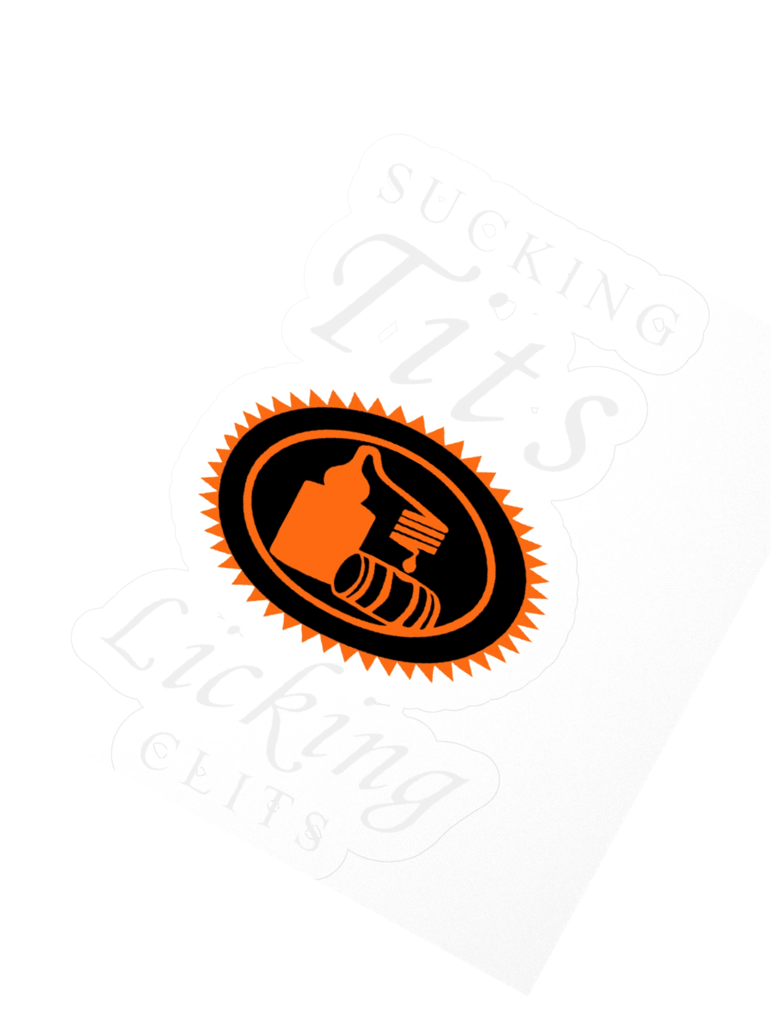 Sucking Tits & Licking Clits Sticker product image (2)