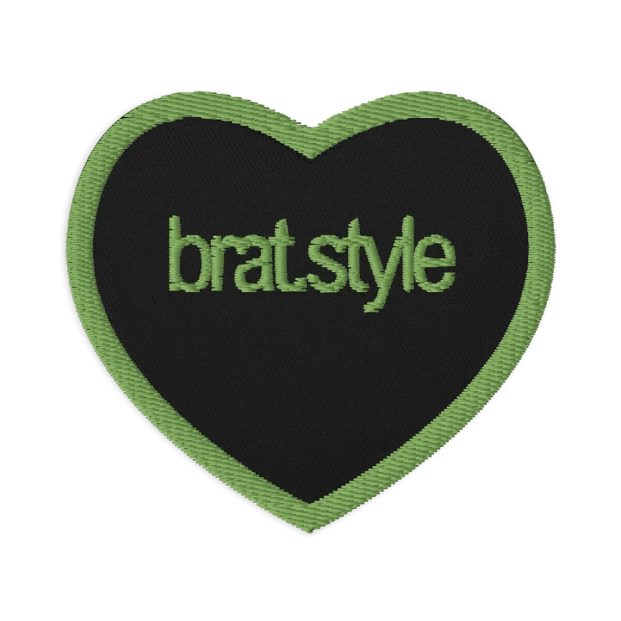 the bratstyle embroidered patch - heart product image (1)