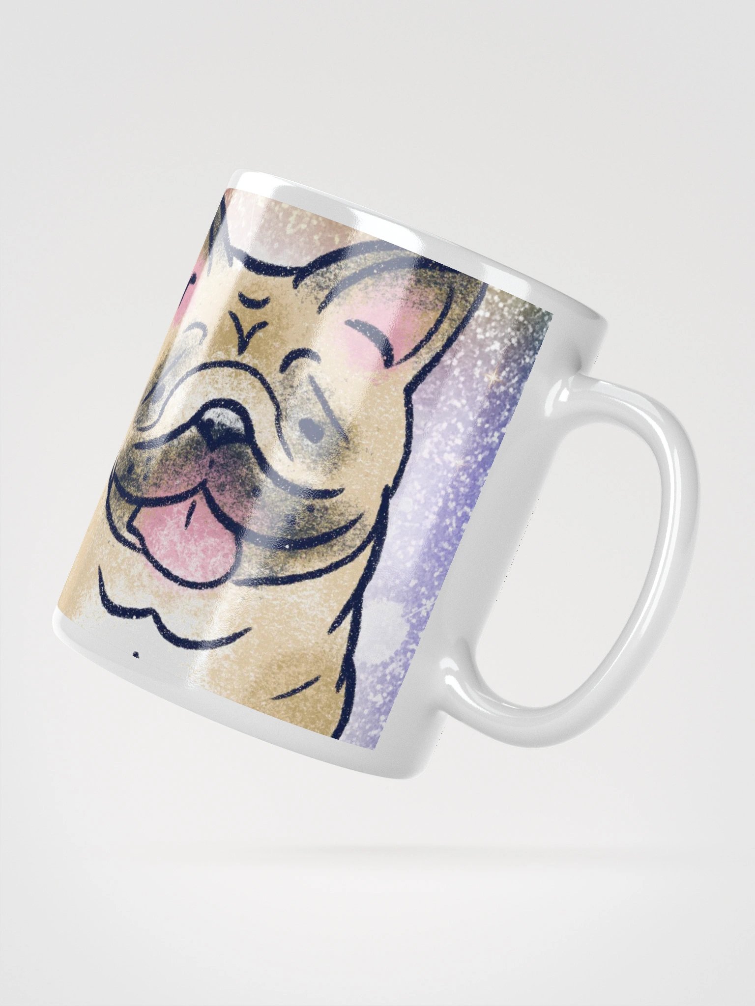 Glittery French Bulldog Mom Mug product image (5)