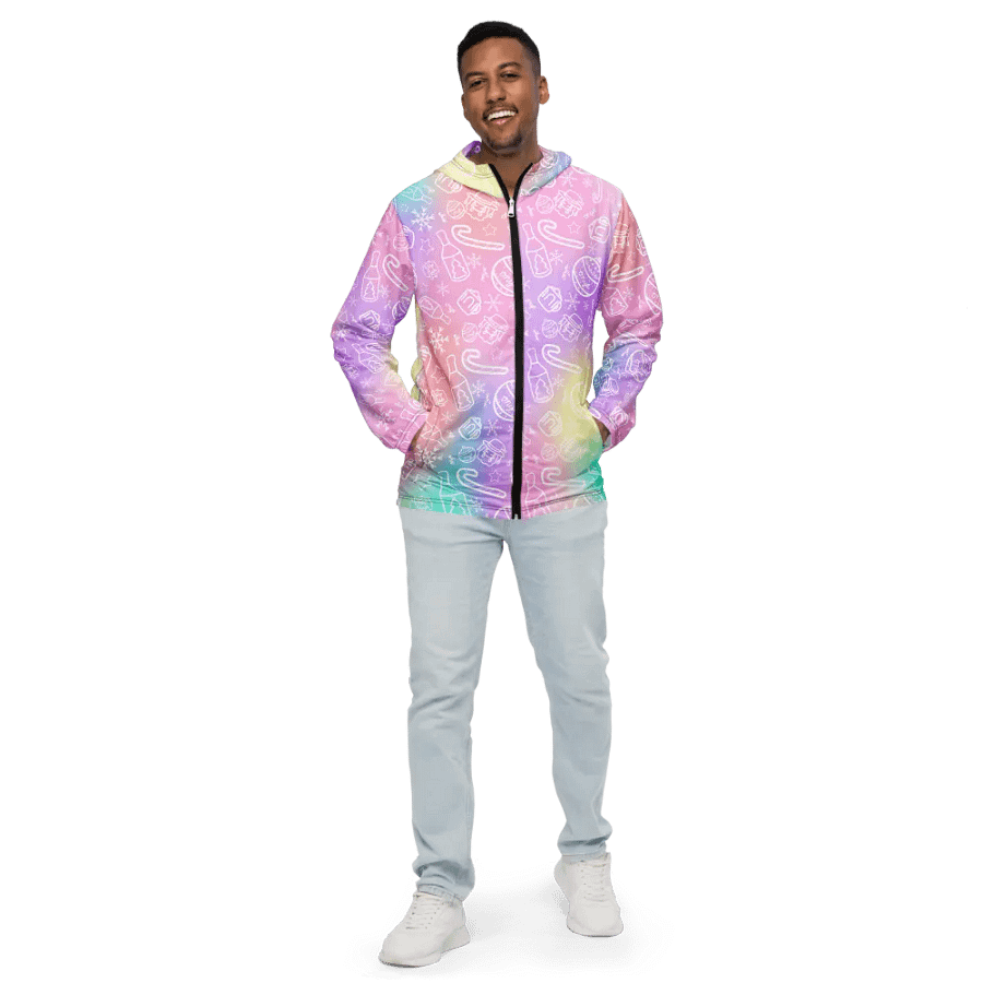 Limited Edition Christmas Tie Die Windbreaker product image (1)