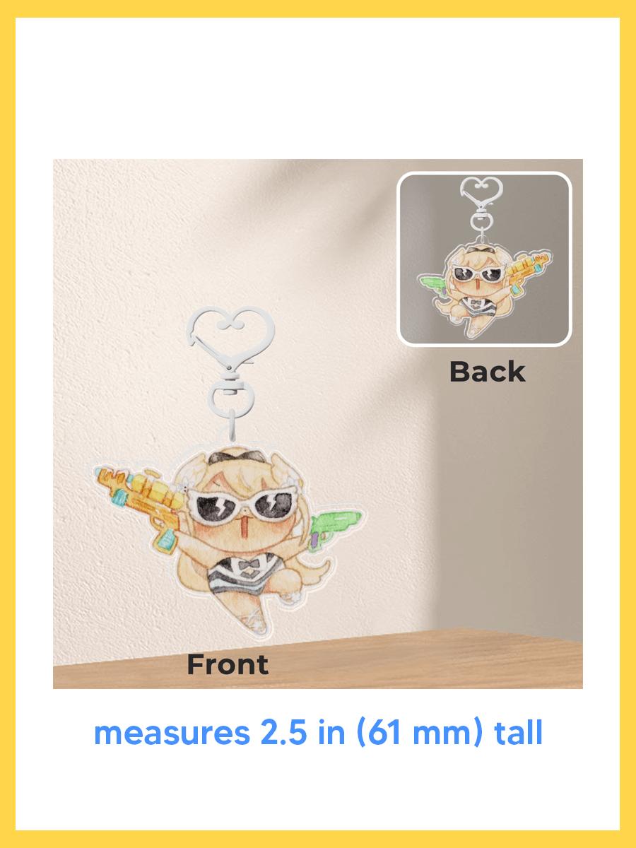 ☀︎ swimsuit Fleur acrylic charm - PREORDER ☀︎ product image (2)