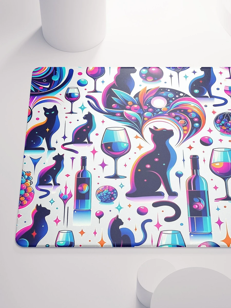 Gaming Mouse Pad: Cats and Wine 2 product image (10)