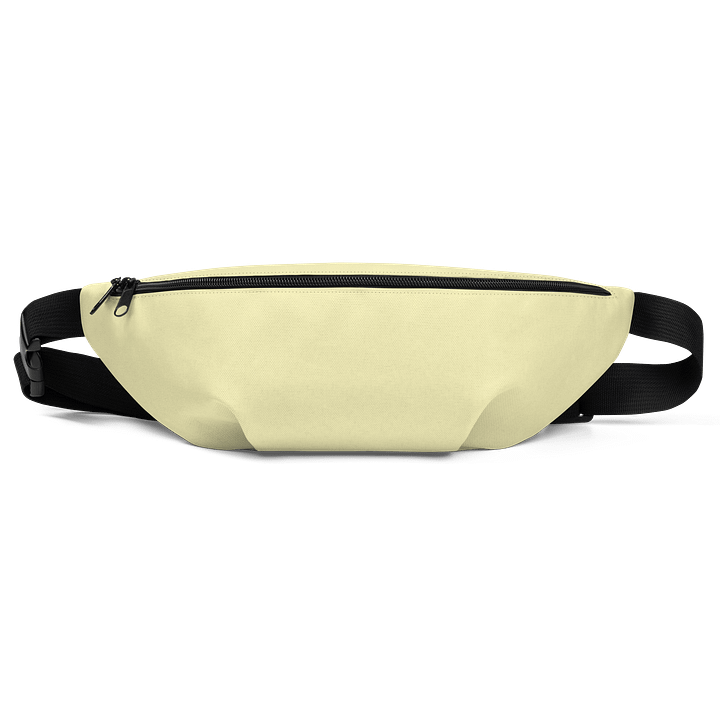 Pale Yellow Solid Color Fanny Pack (Waist Bag) product image (1)