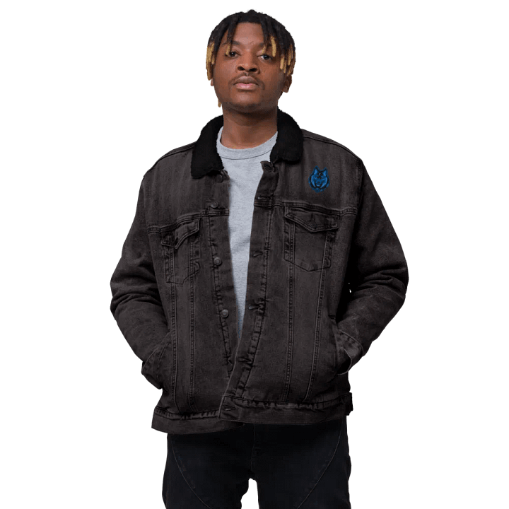 Mystic Wolf Unisex Denim Jacket product image (2)