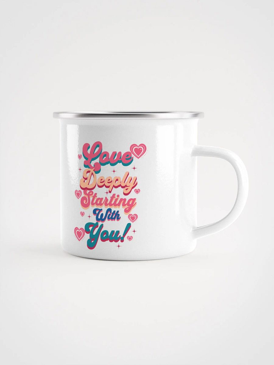 Love Deeply Enamel Adventure Mug product image (1)