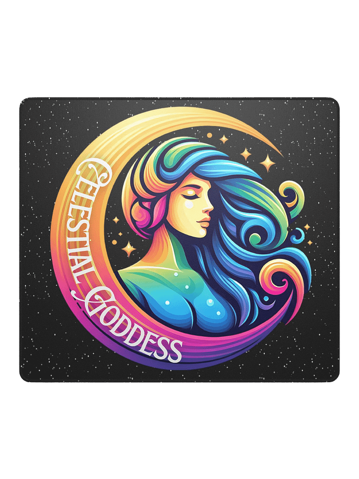 Celestial Crescent Moon Gaming Mouse Pad product image (1)