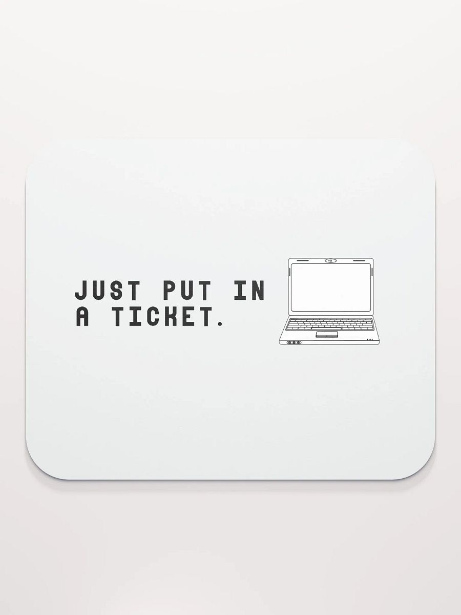 Ticket Mouse Pad product image (2)