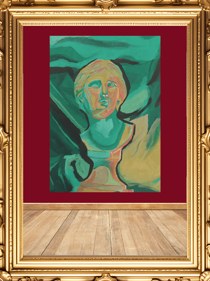 Neoclassical Turquoise Reverie Poster product image (1)