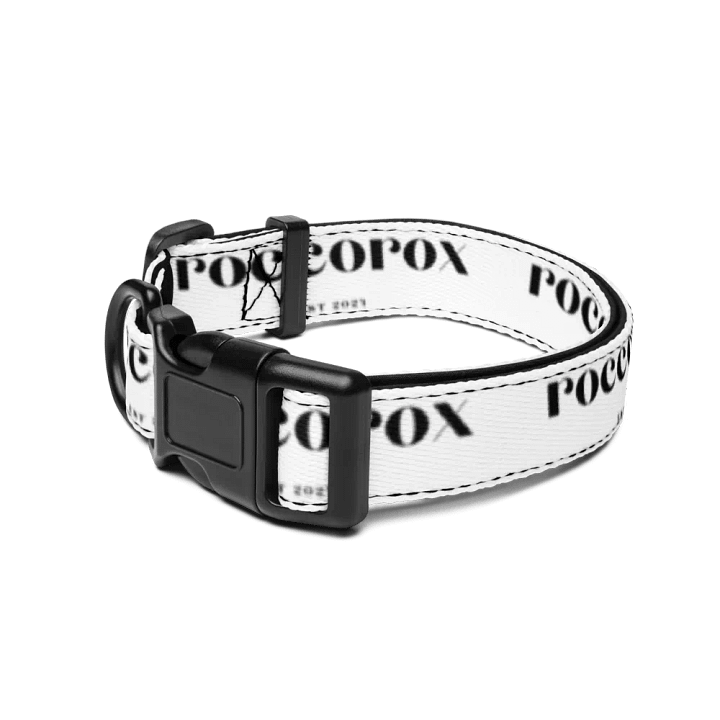 RoccoRox Dog Collar White Size Medium product image (1)