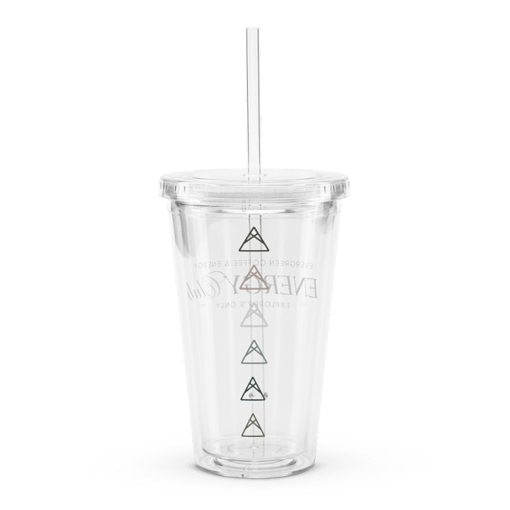 Energy Club Clear Plastic Tumbler | Sip Society product image (2)