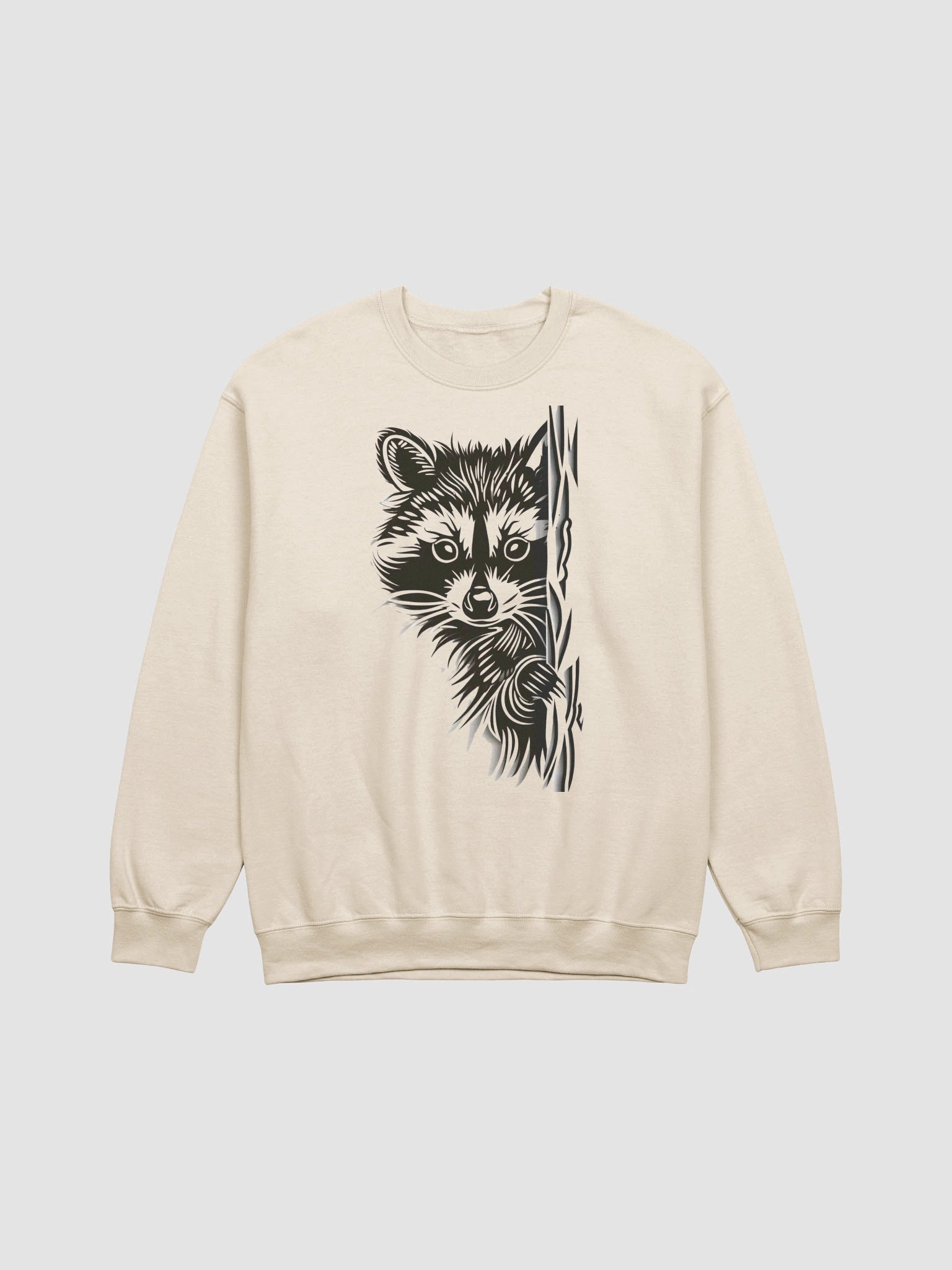 Peekaboo Fox Monochrome Sweatshirt product image (1)