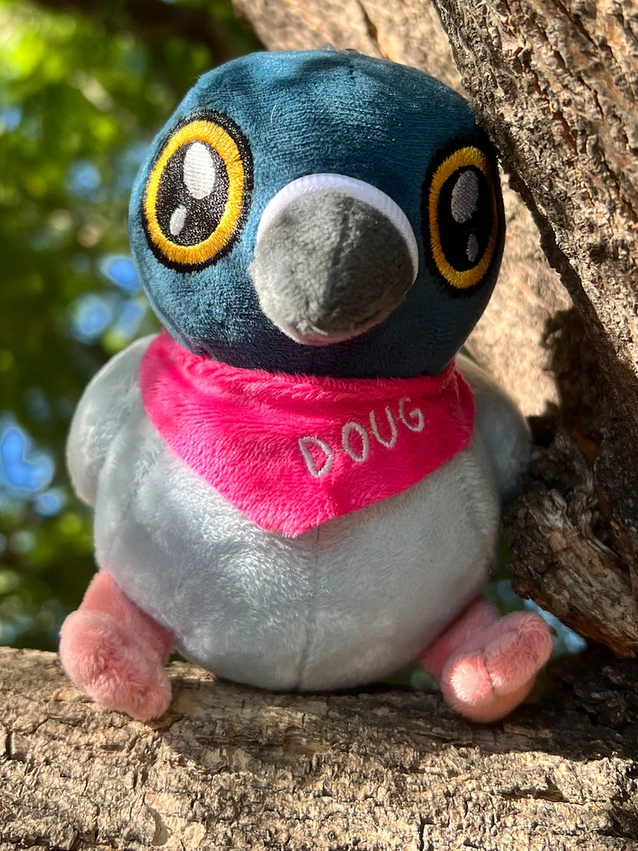 Doug the Pigeon Plush Keychain! product image (1)