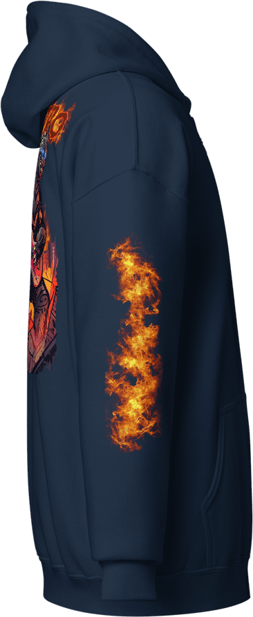 Zip Up Hoodie - Rock Zilla product image (4)