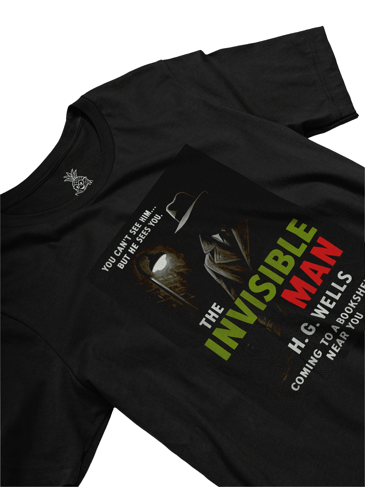 "The Invisible Man" 1950's Faux Retro Film Poster H.G. Wells Unisex T-Shirt product image (3)