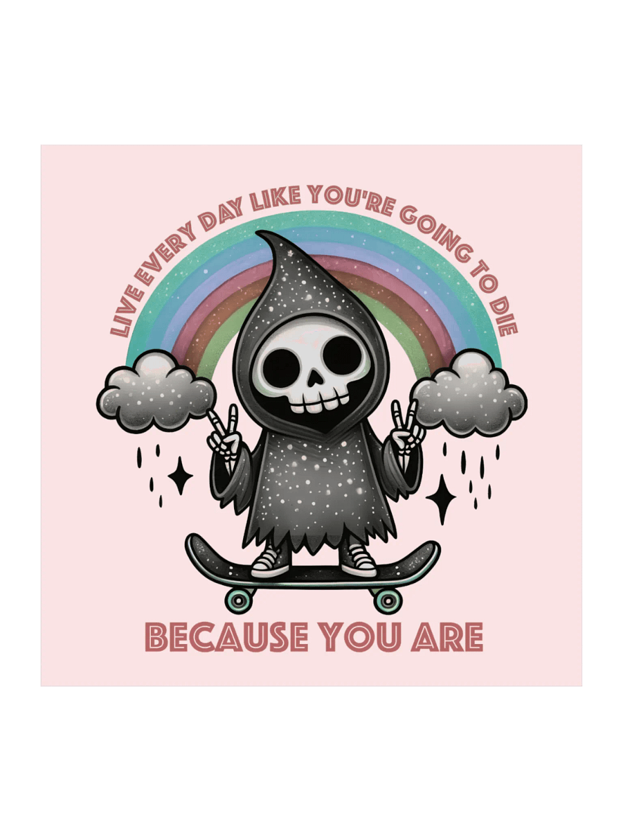 Live Every Day Sticker (Red) product image (1)