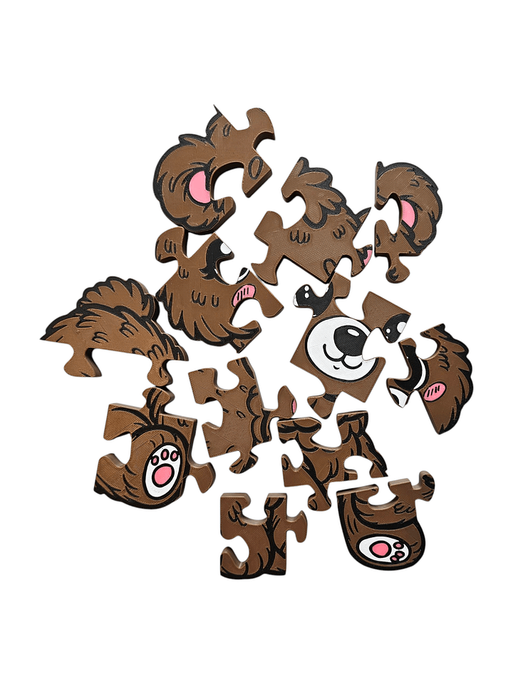 Bear 3D Printed Jigsaw Puzzle– A Roaring Good Time for Young Minds! product image (2)