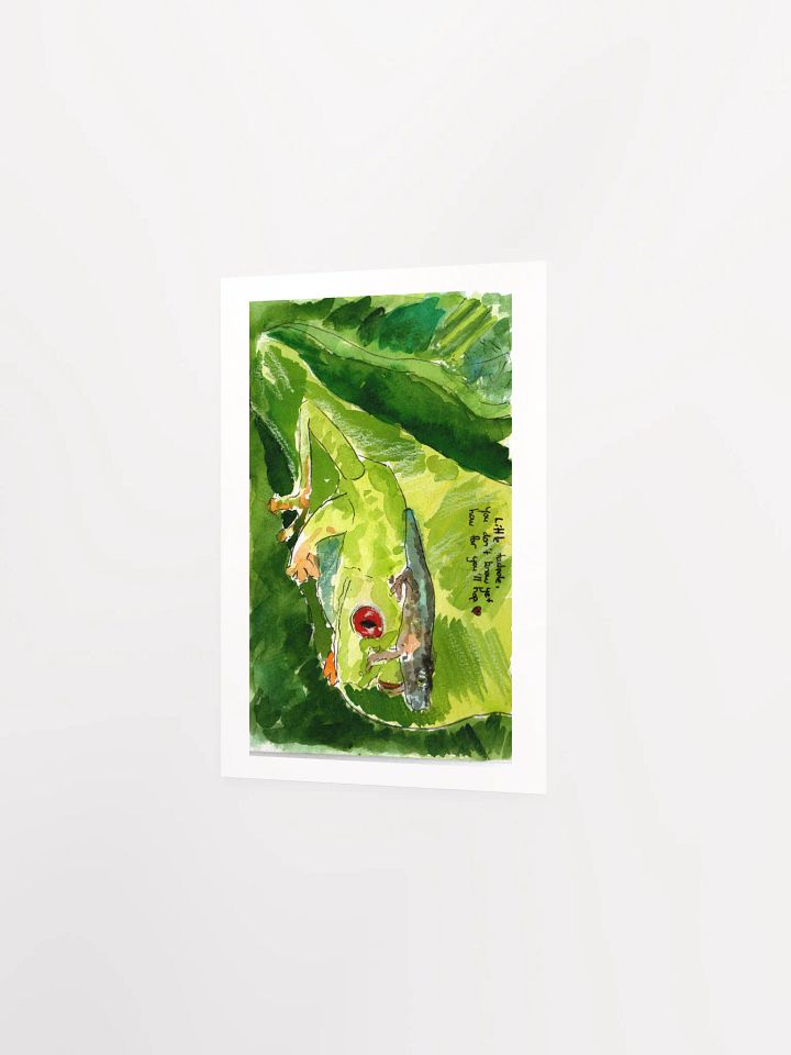 Frog Encouragement Print product image (2)