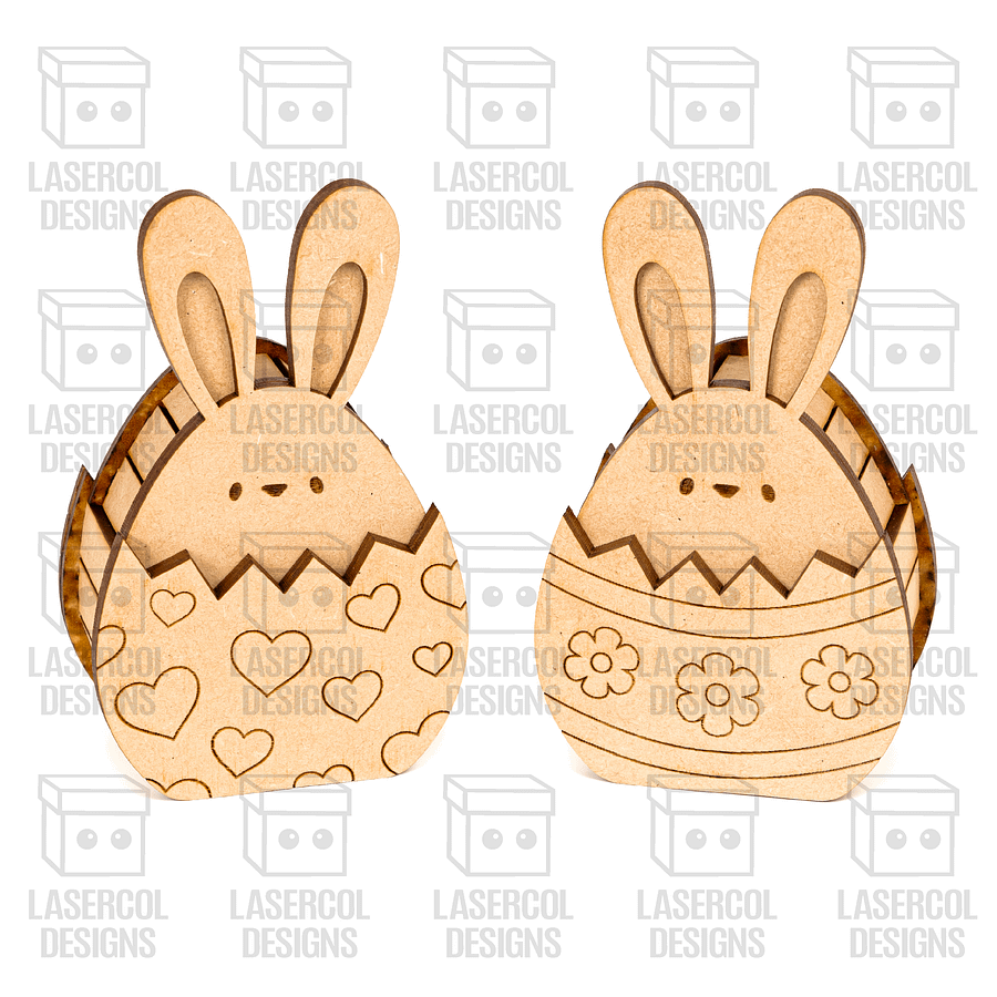 Easter Bunny Egg Box (2 Sizes, 4 Styles) - Laser Cut Files product image (8)