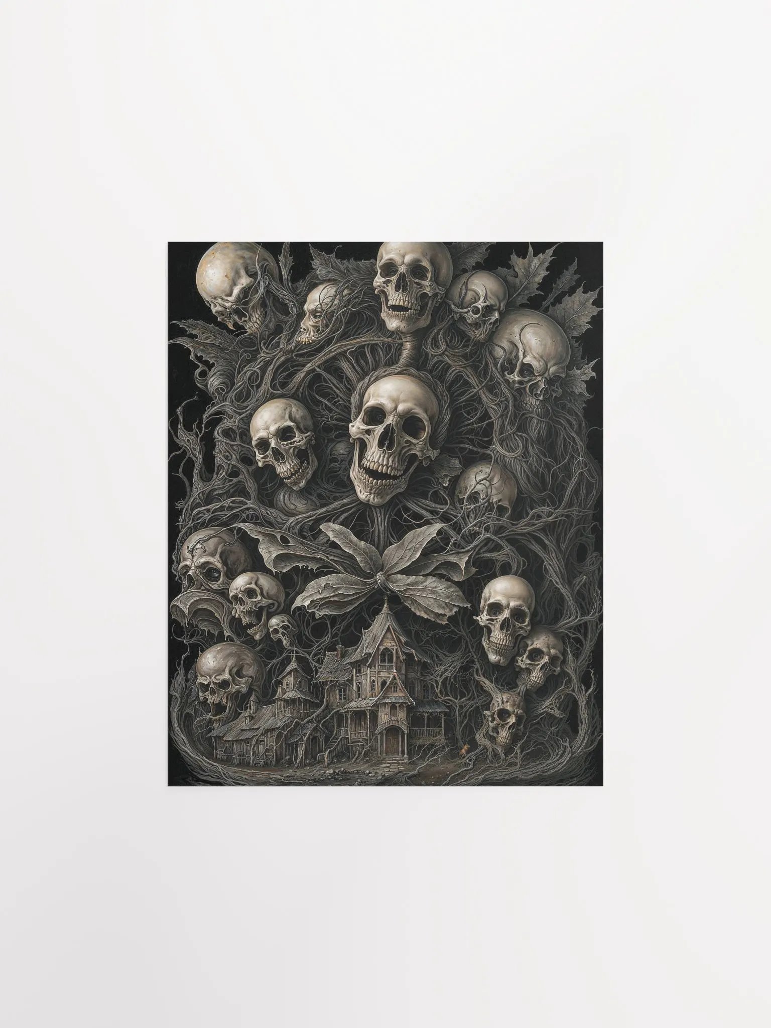 Gothic Haunted House Matte Poster product image (3)