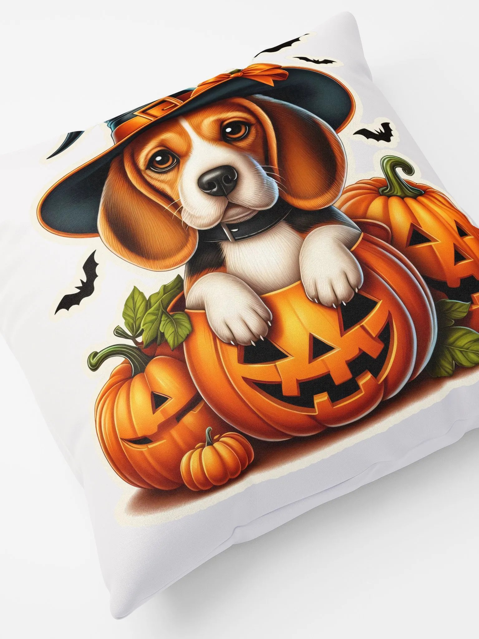 Halloween Pumpkin Beagle - Pillow product image (4)