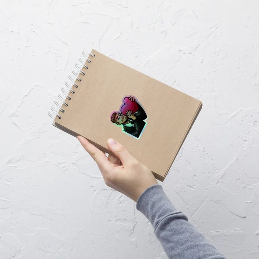 Heartfelt Holographic Love Sticker Set product image (9)