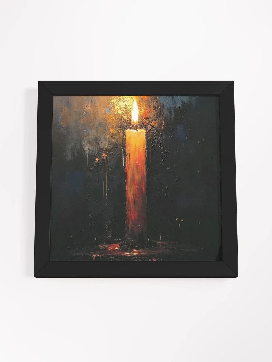 Ethereal Glow Candlelight Framed Print product image (2)