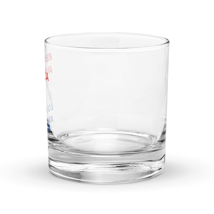 K A M A L A Red, White and Blue Chromatic Rocks Glass product image (2)