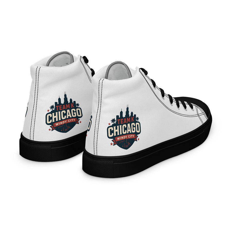 Team K Chicago Women's High Top Canvas Shoes product image (10)