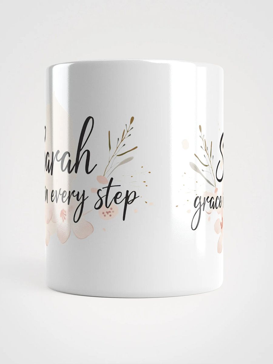 Sarah, Grace in Every Step: A Mug That Celebrates Elegance and Strength product image (5)