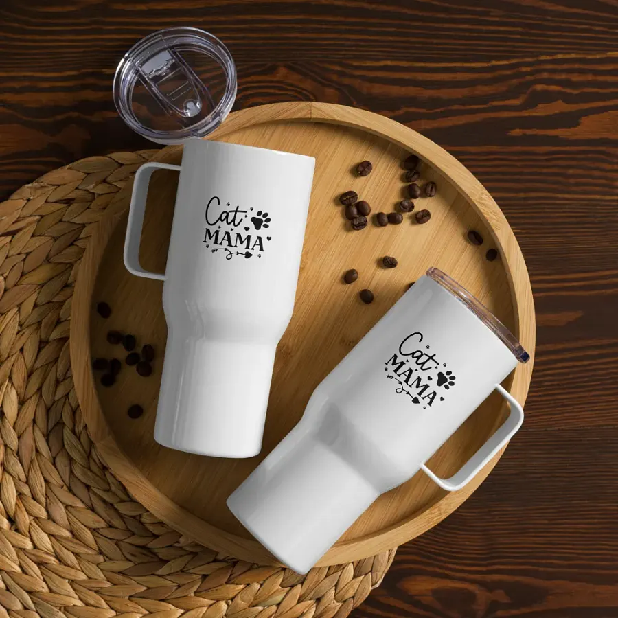 Cat MAMA Travel Mug: Stylish and Functional product image (12)