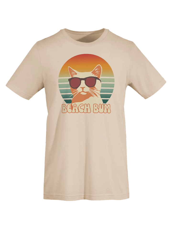 Beach Bum Cat Sunglasses T-Shirt product image (3)